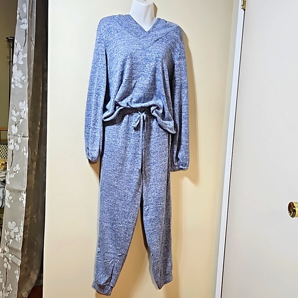 Liverpool Los Angles 2 pc. Blue/Grey Sweat Suit